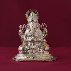 Silver ganpati murti