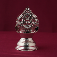 Silver lakshmi diya