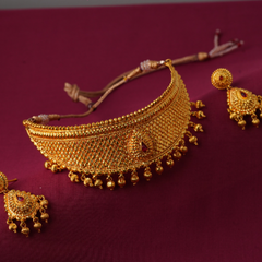 Temple necklace set