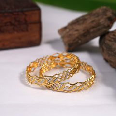 Rodium Bangles