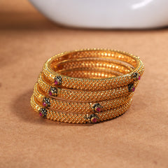 6 pieces thushi fancy bangles