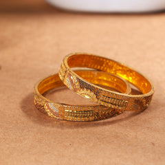 6 pieces rodium bangles