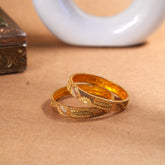 6 pieces rodium bangles