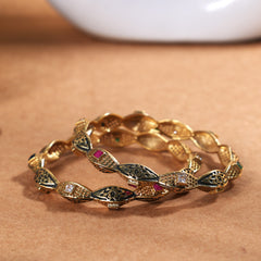 2 pieces rajwadi bangles