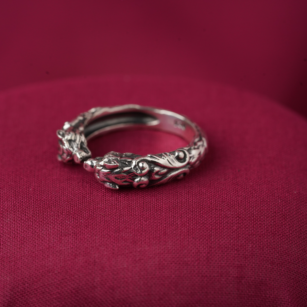 Silver 92.5 oxide ring