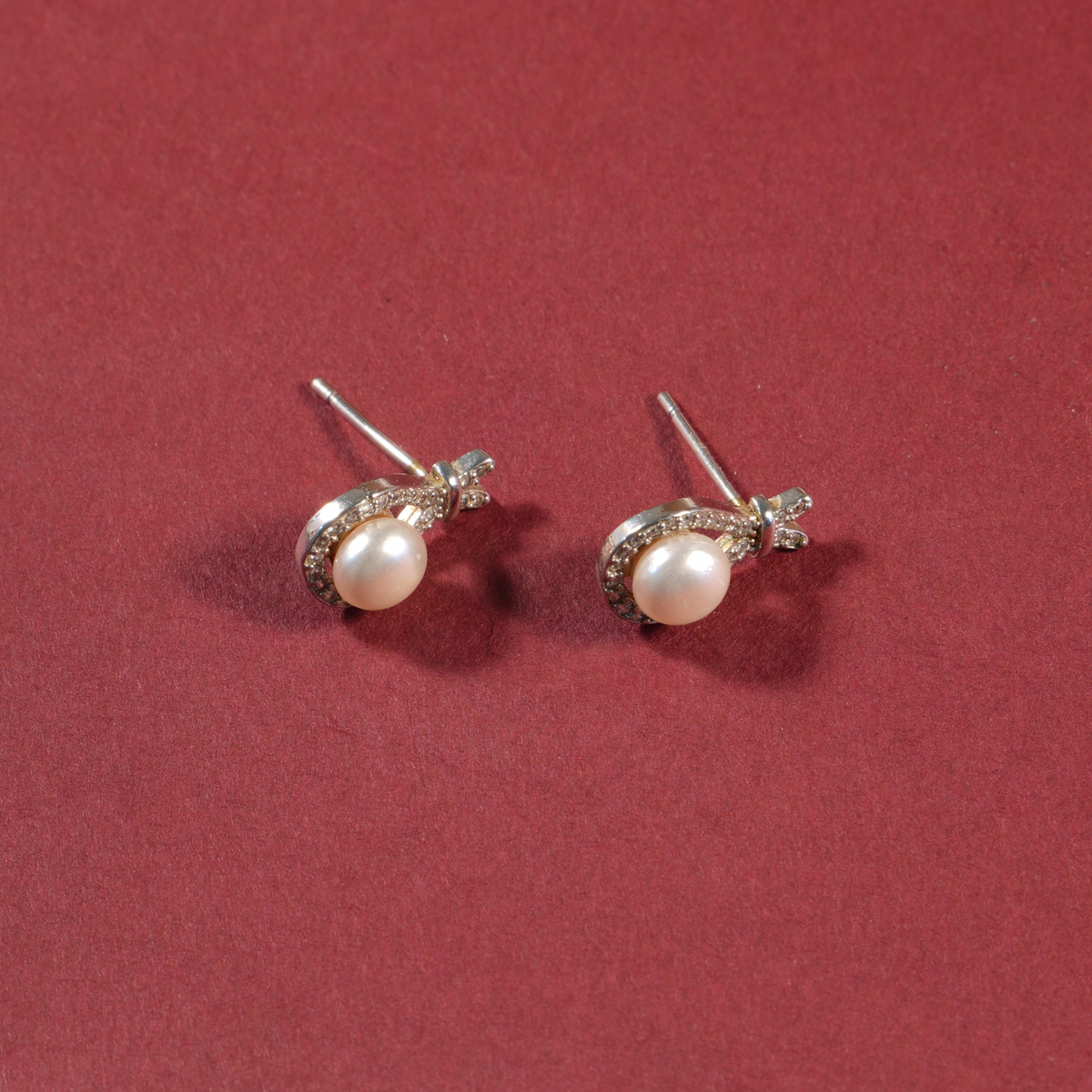 CZ pearl fancy tops