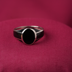 Silver gents ring