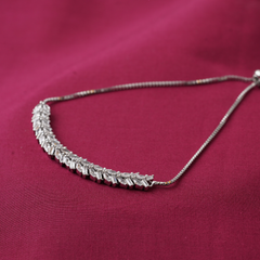 CZ Ladies ADJ Braslet