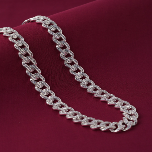 Fancy silver chain