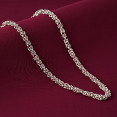 Silver gajara chain