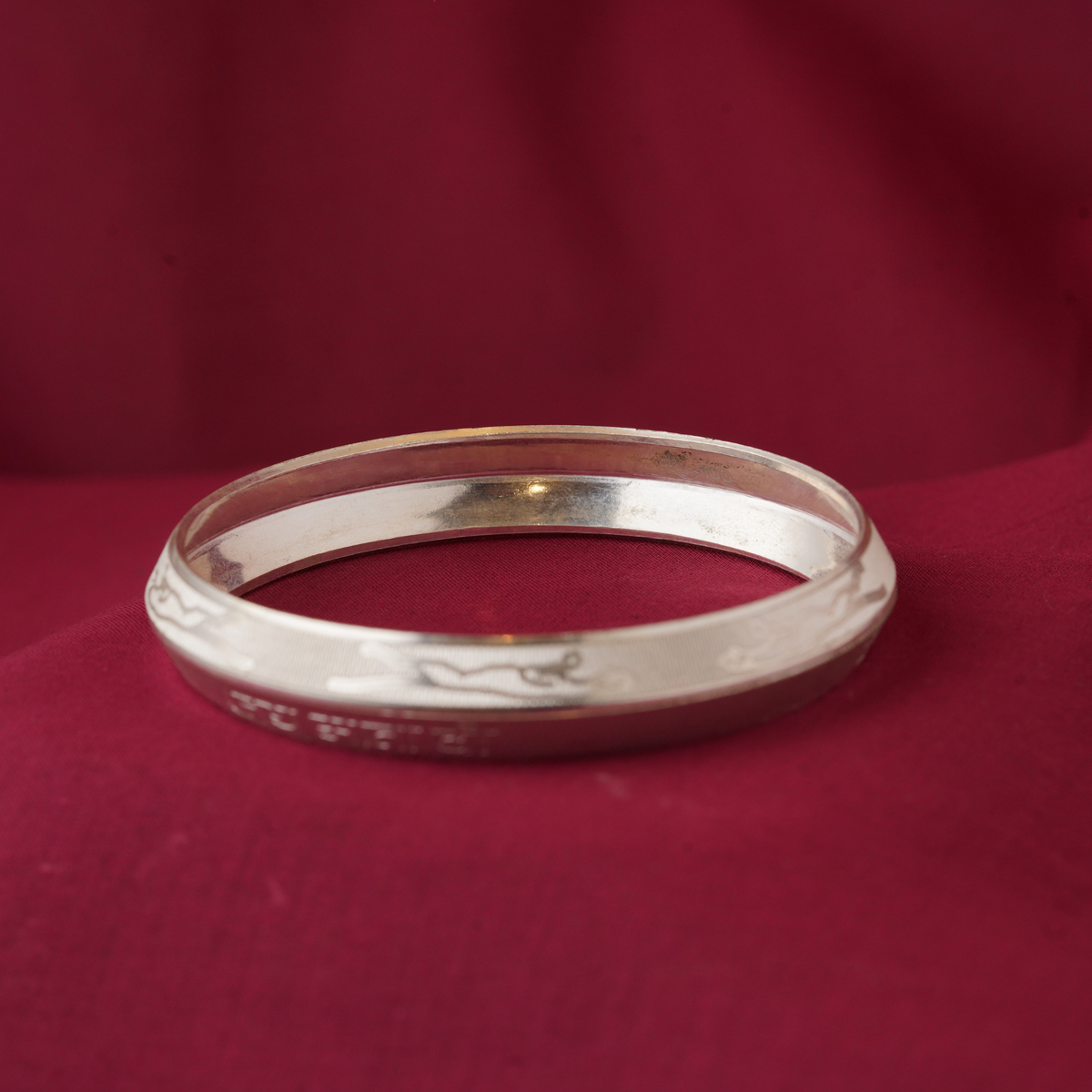 Silver gents kada