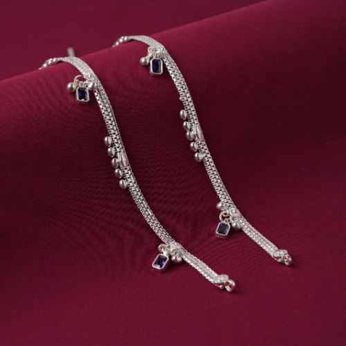 premium Silver payal