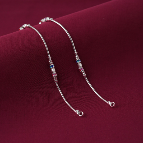 premium Silver payal