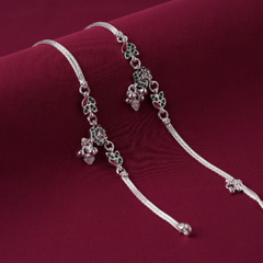 premium Silver payal