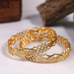 Rodium Bangles