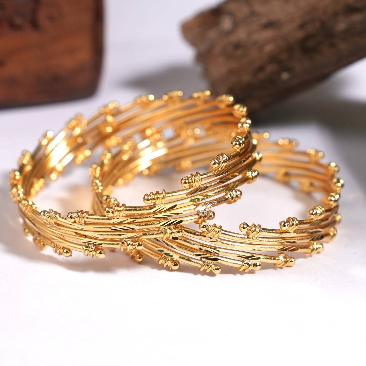 Fancy 2 pieces kada bangles