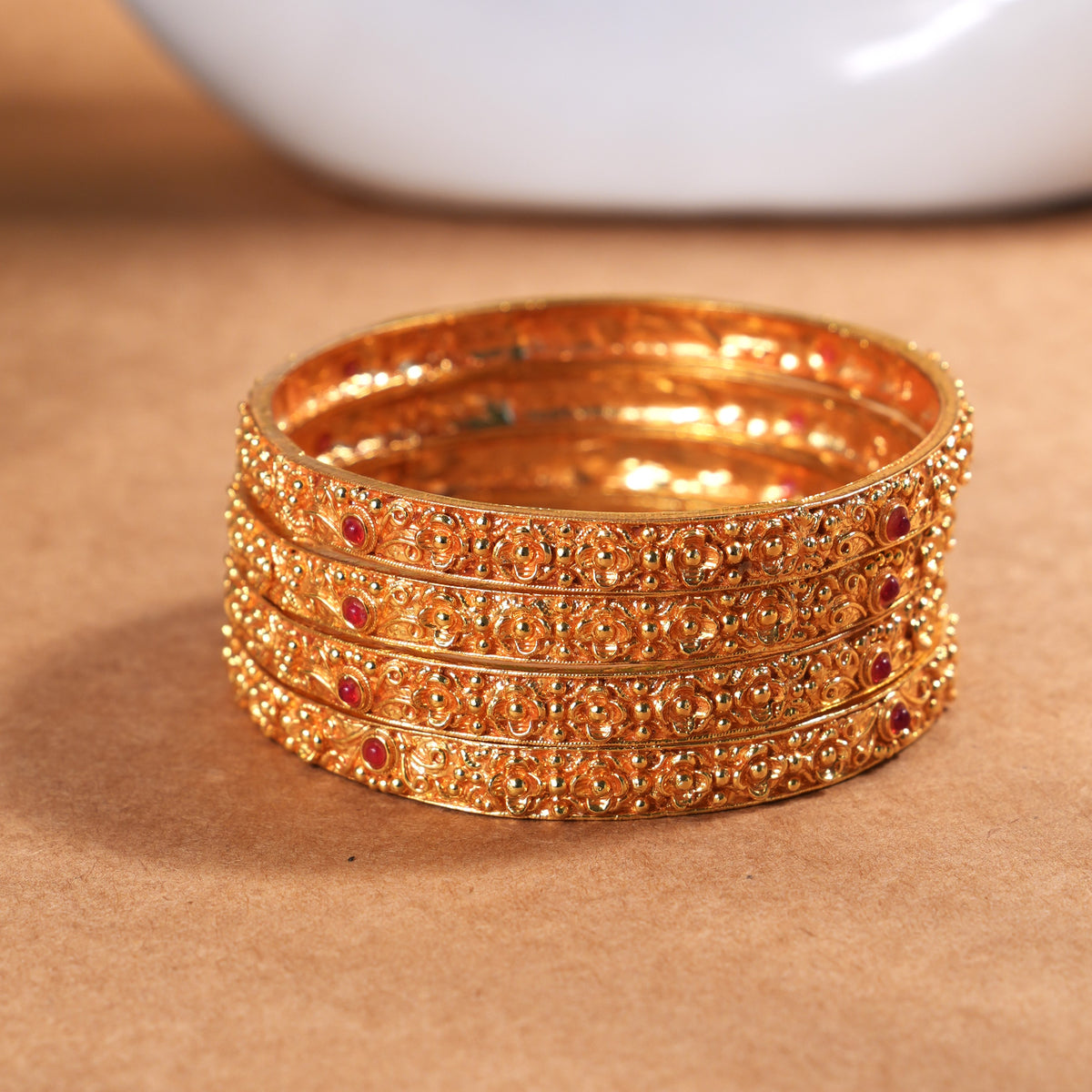 4 pieces temple bangles