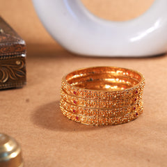 4 pieces temple bangles